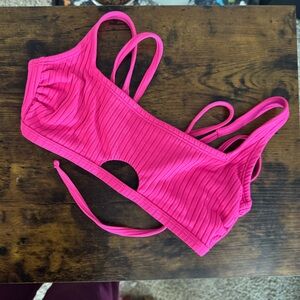 Pink Bikini Top
